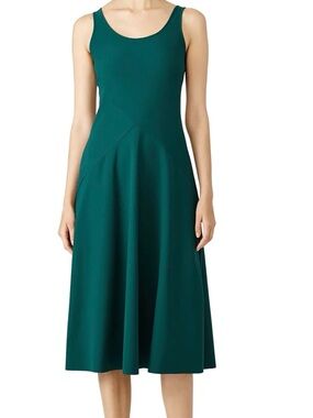 Theory Teal Midi Dress